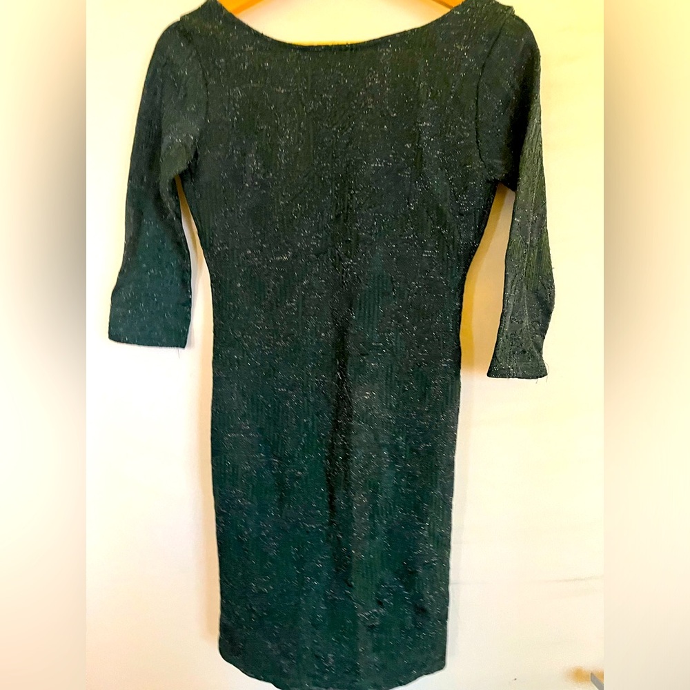 Zara backless glitter woven dress New